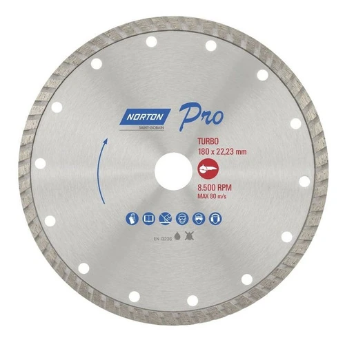 Disco Diam Norton Pro Turbo 07 Blister