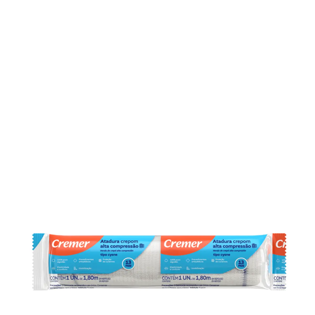 Atadura Cysne Crepom Cremer 15cm X 1,80m Pacote 22,8g