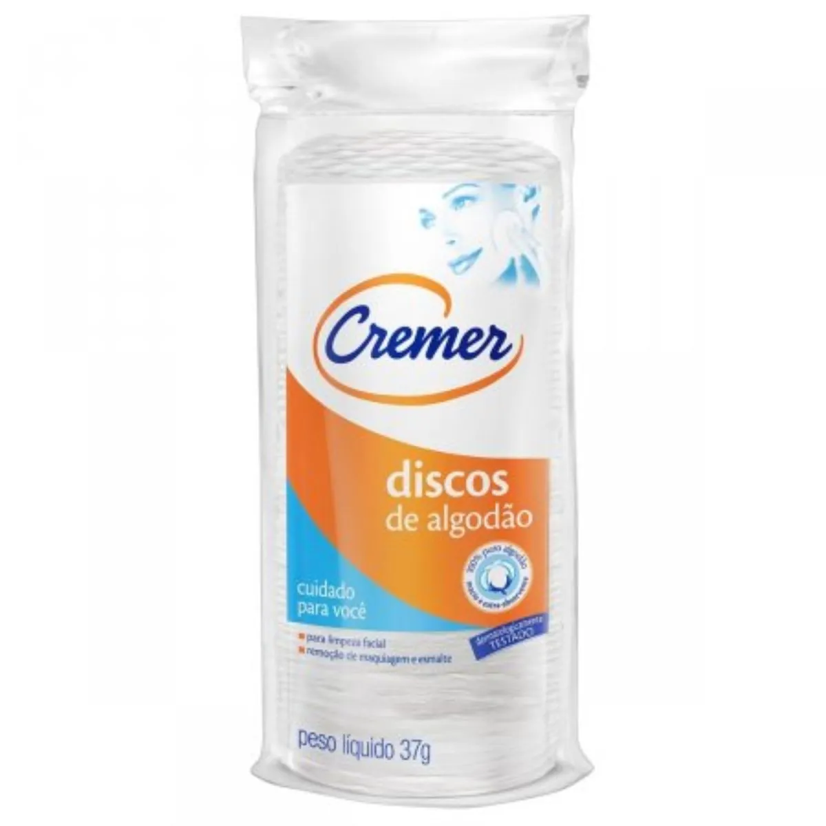 Algodão de Disco Cremer Com 37g