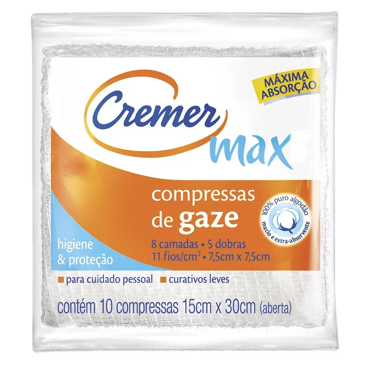 Compressa De Gaze Cremer Max C/10