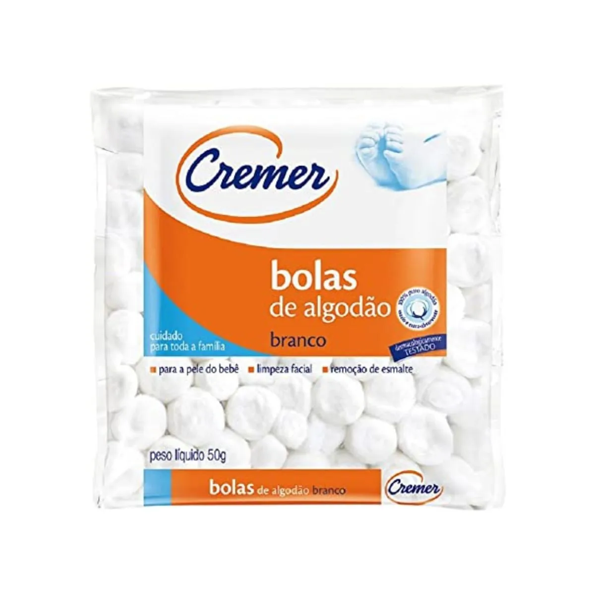 Algodão em Bolas Cremer 50 g