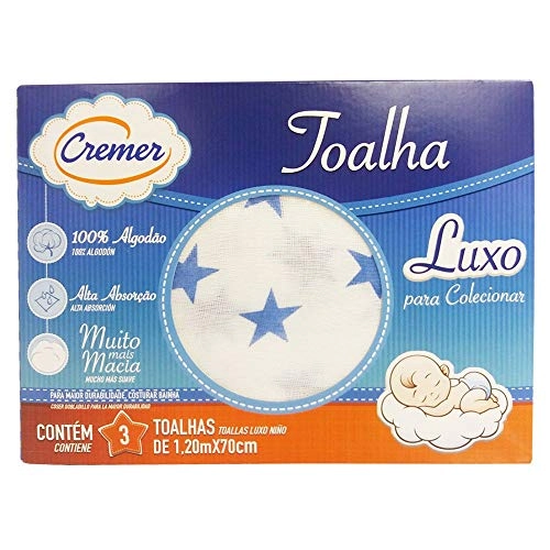 Toalha Cremer Luxo Estampa Menino
