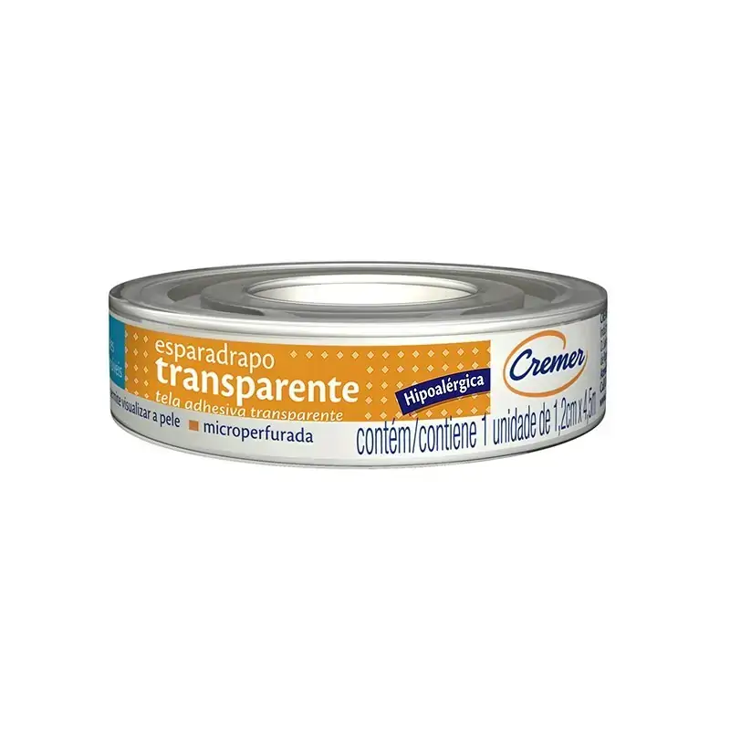 Fita Cirúrgica Transparente Cremer 1, Cm X 4,5 M