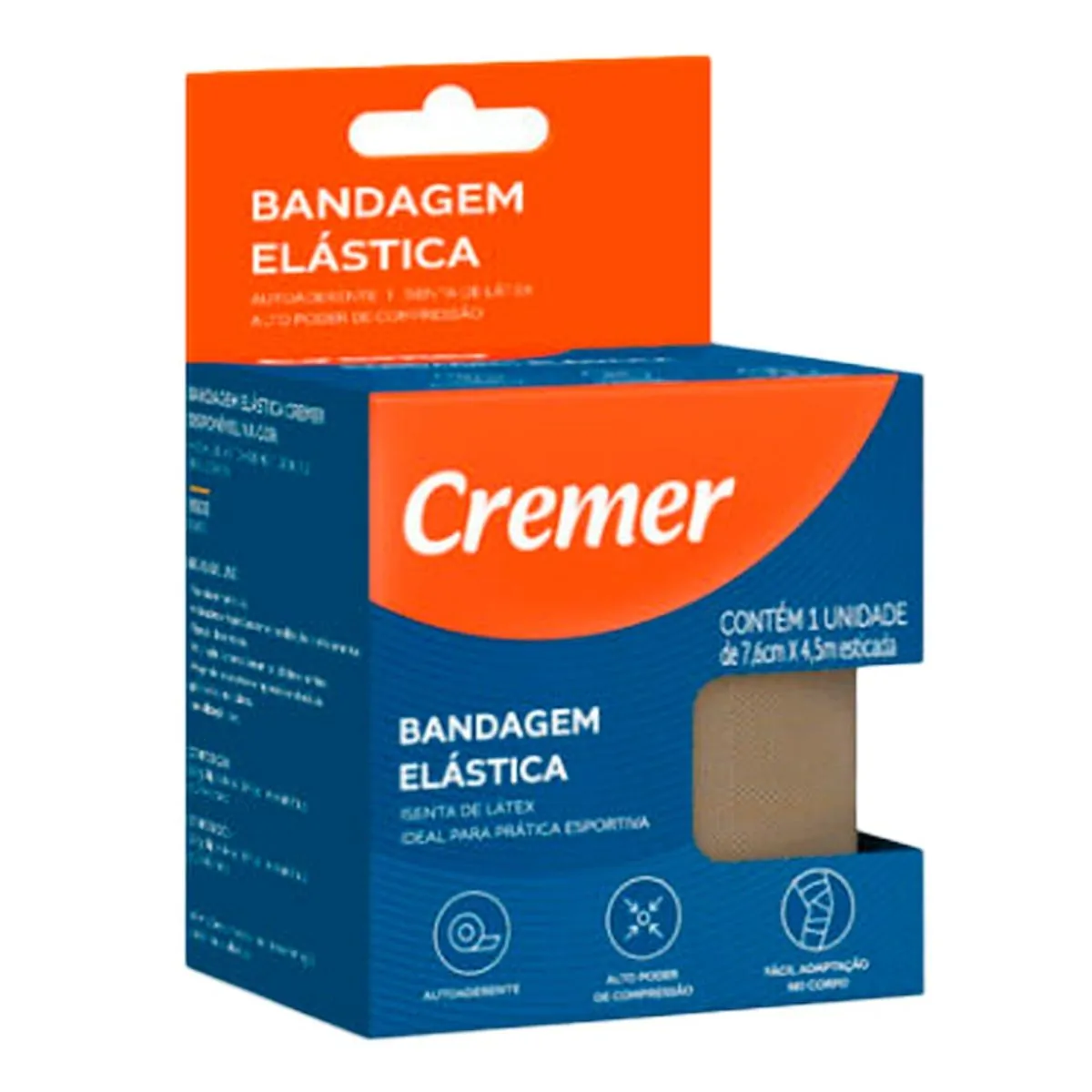 Bandagem Elástica Cremer 7,6cm x 4,5cm