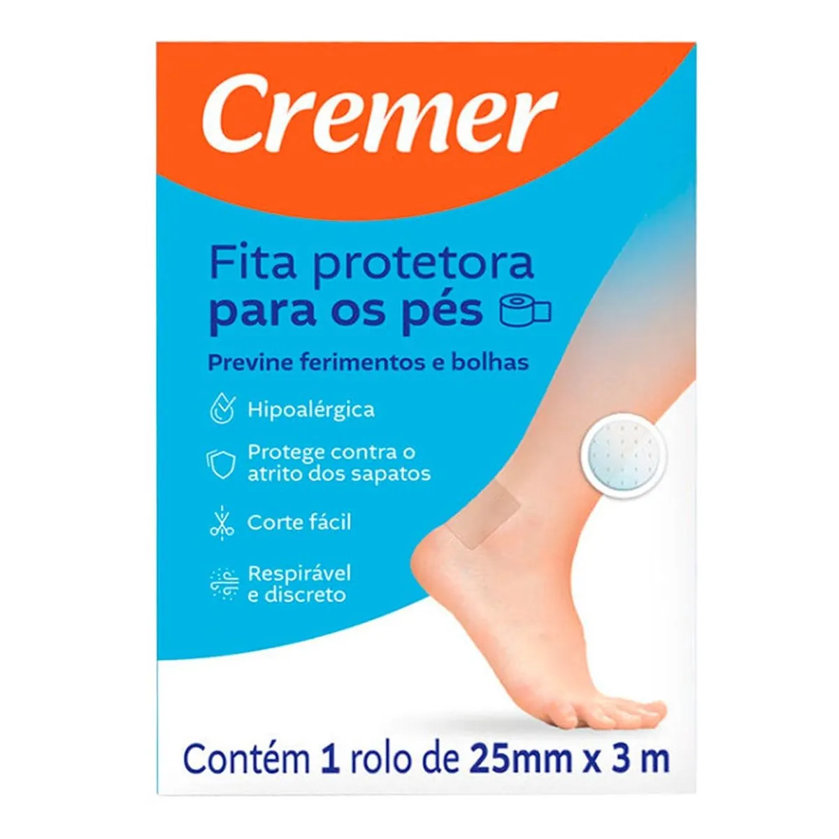 Fita Protetora para Pés 10 Unidades Cremer