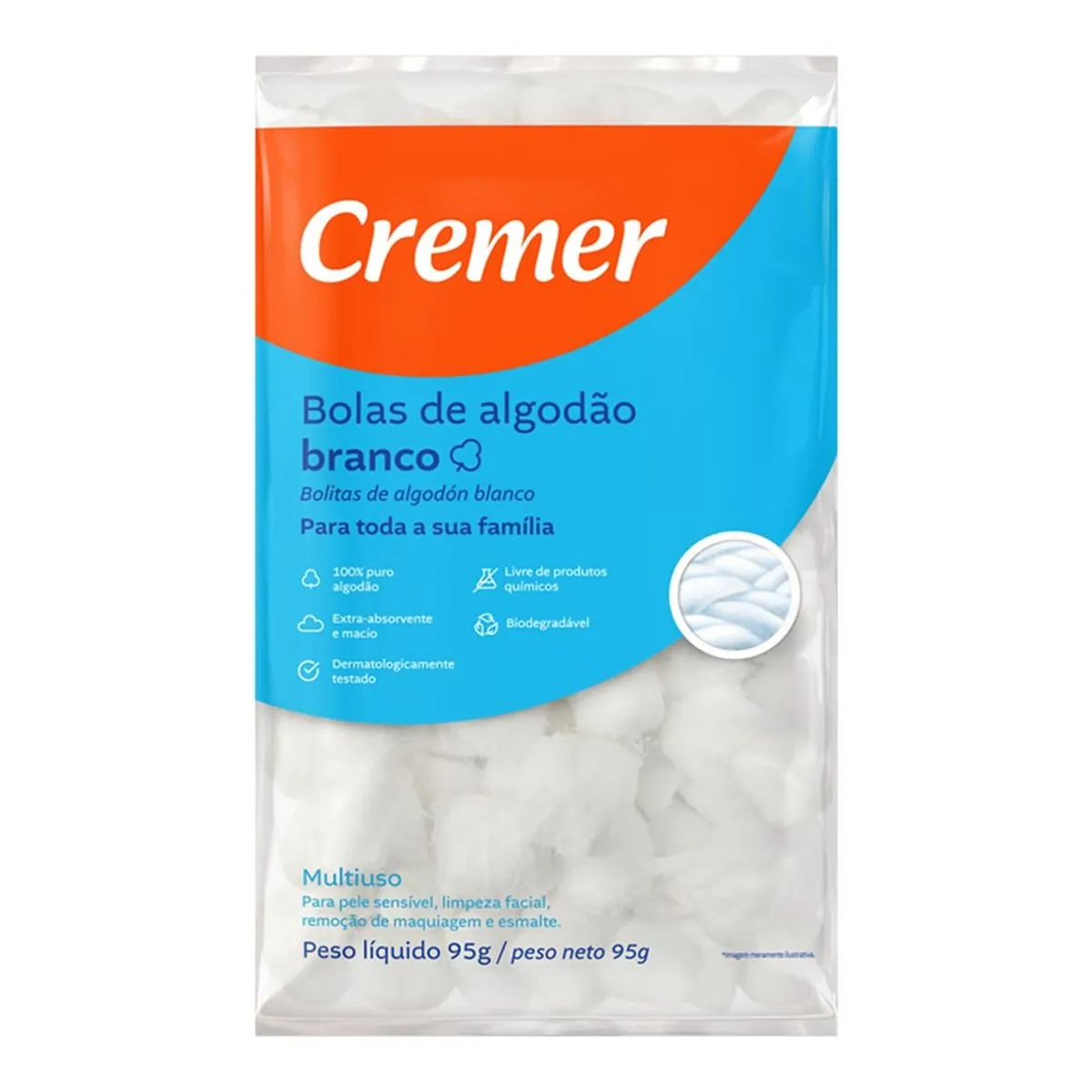 Algodão em Bolas Cremer 95g