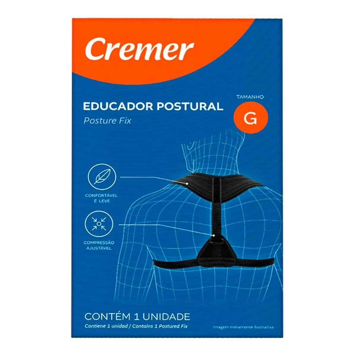 Educador Postural Preto Cremer G