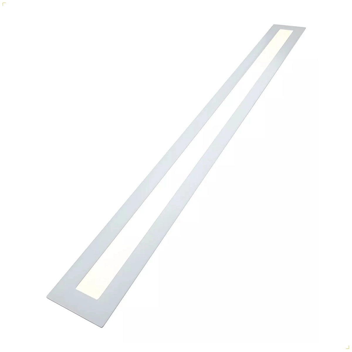 Plafon Painel Led Retangular Emb 40w 10x120cm Interno Bivolt 6000k