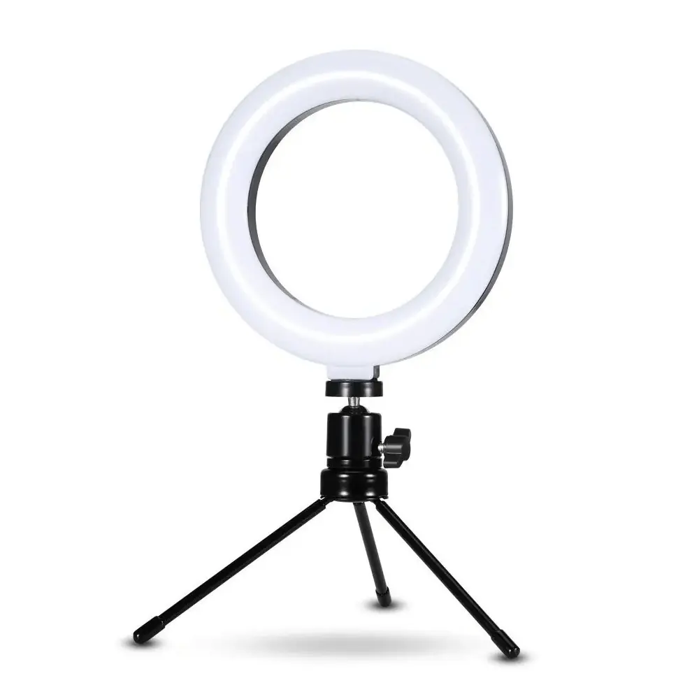 Ring Light 6 Polegadas 14cm Com Mini Tripé