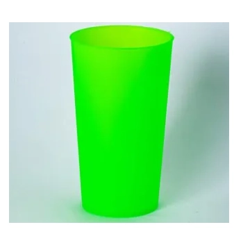 Copo Eco 500ml Fechado Verde Neon
