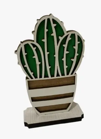 Vaso Cactus Mdf P 5780 Pense