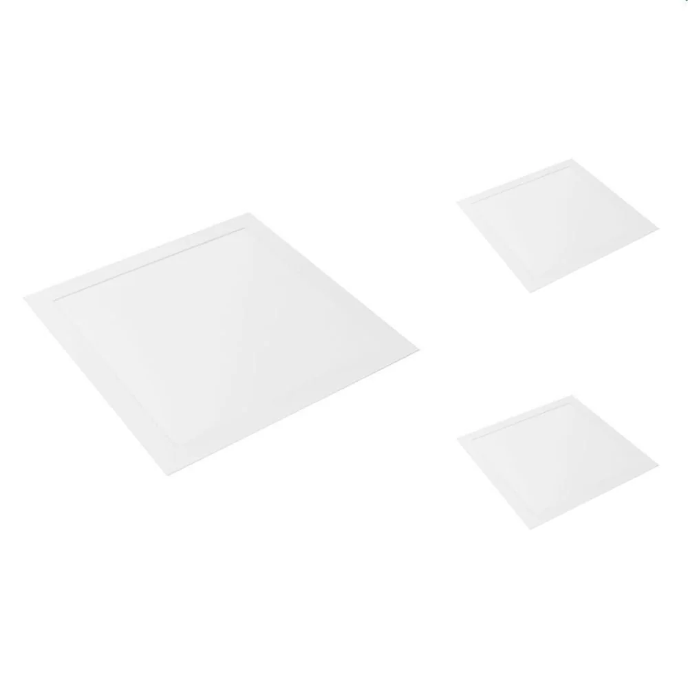 3 Painel De Led Taschibra Pro Quadrado De Embutir 45w Bivolt 6500k Luz Branca