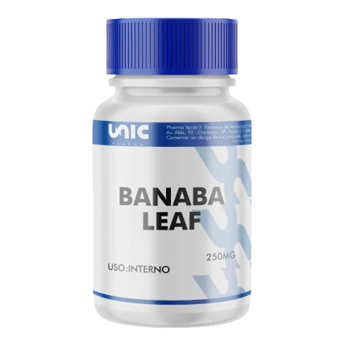 Banaba Leaf (Lagerstroemia Speciosa) 250mg - 60 Cápsulas