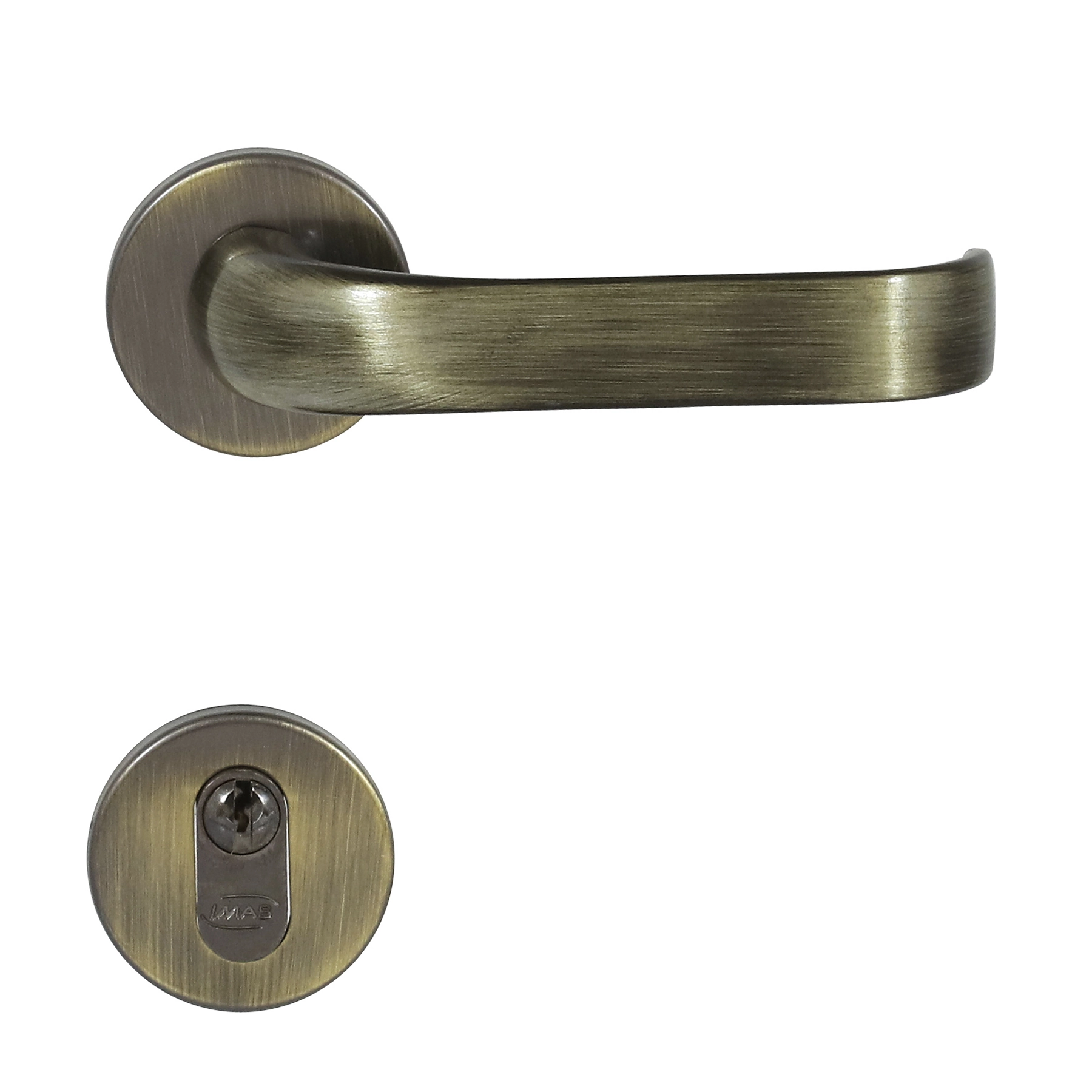 Fechadura Entrada 40mm Zamac Oxidado Duna Imab
