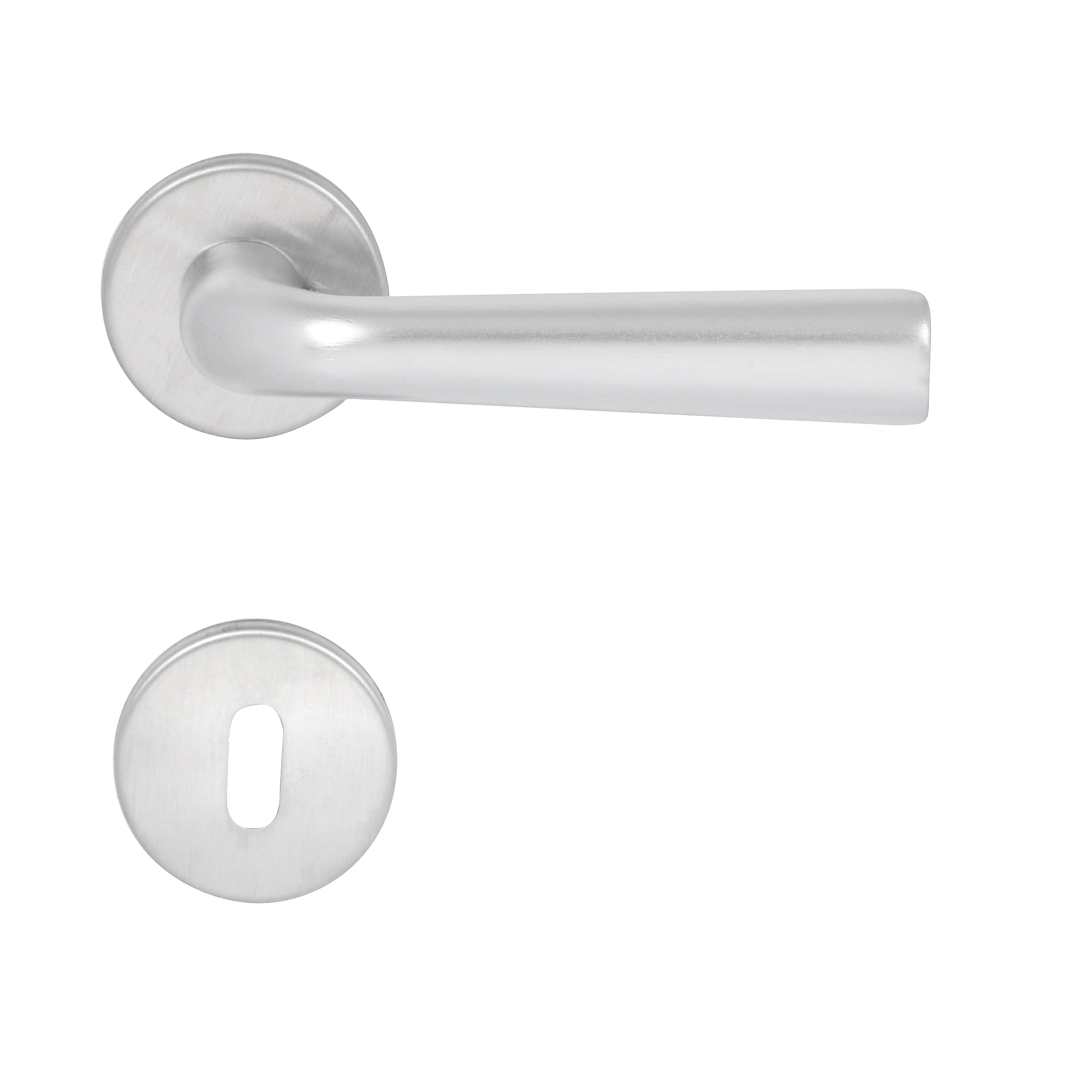 Fechadura para Porta Interna Acetinado 40mm Comum com Roseta Tagus Imab