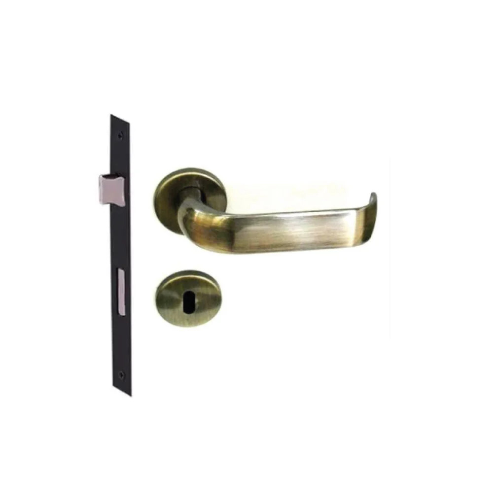 Fechadura Imab Duna 2 Ouro Velho Chave Interna Máquina 40mm