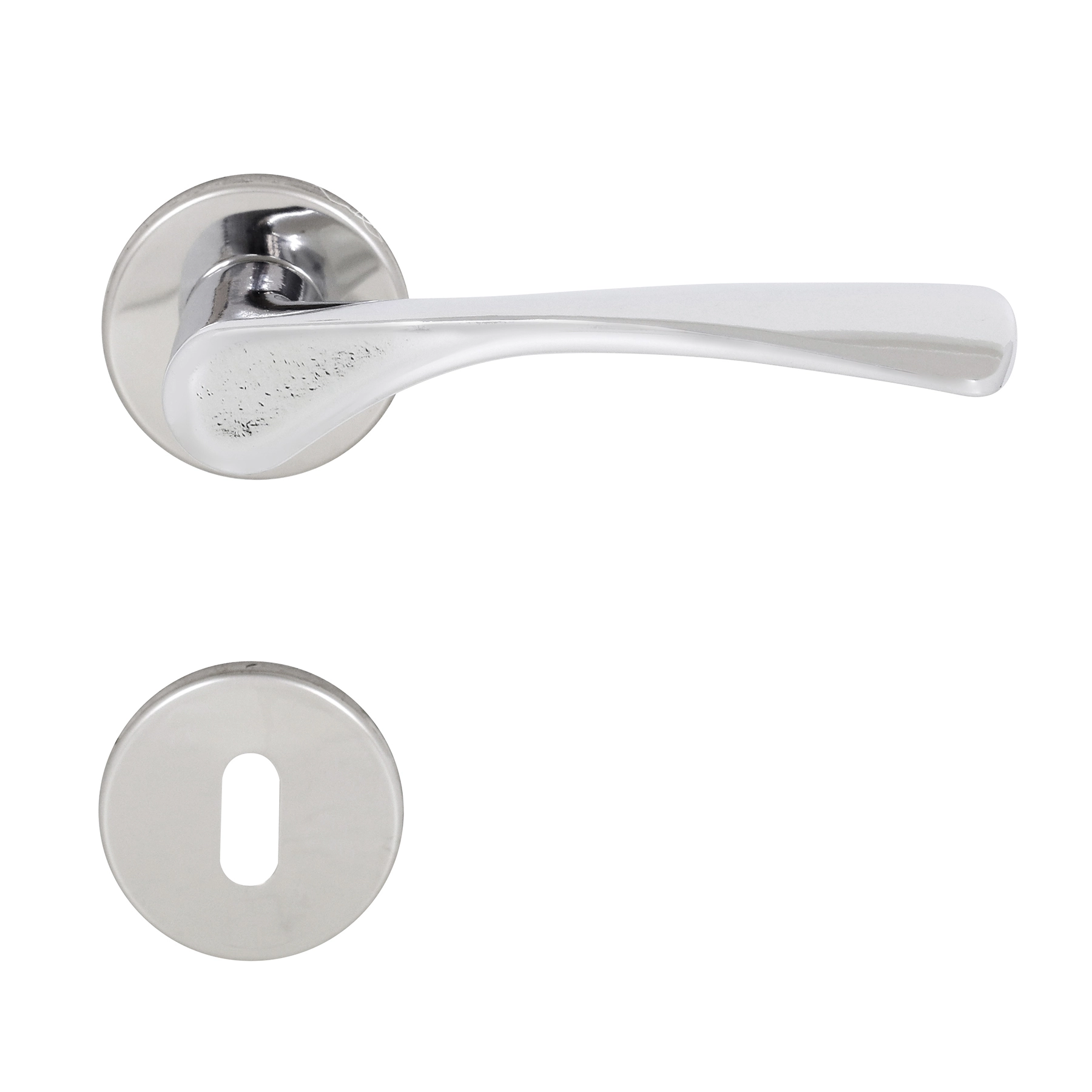 Fechadura Imab para Porta Interna Cromado 40mm Chave Simples Rigel
