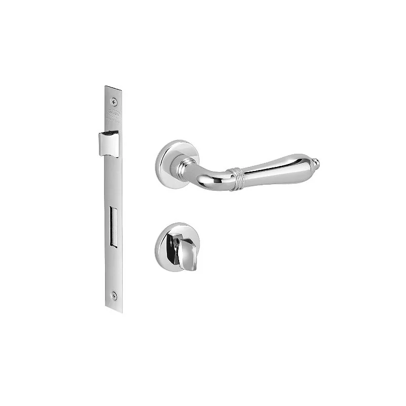 Fechadura Banheiro Wc Lily Cromada Imab 55 Mm Classica