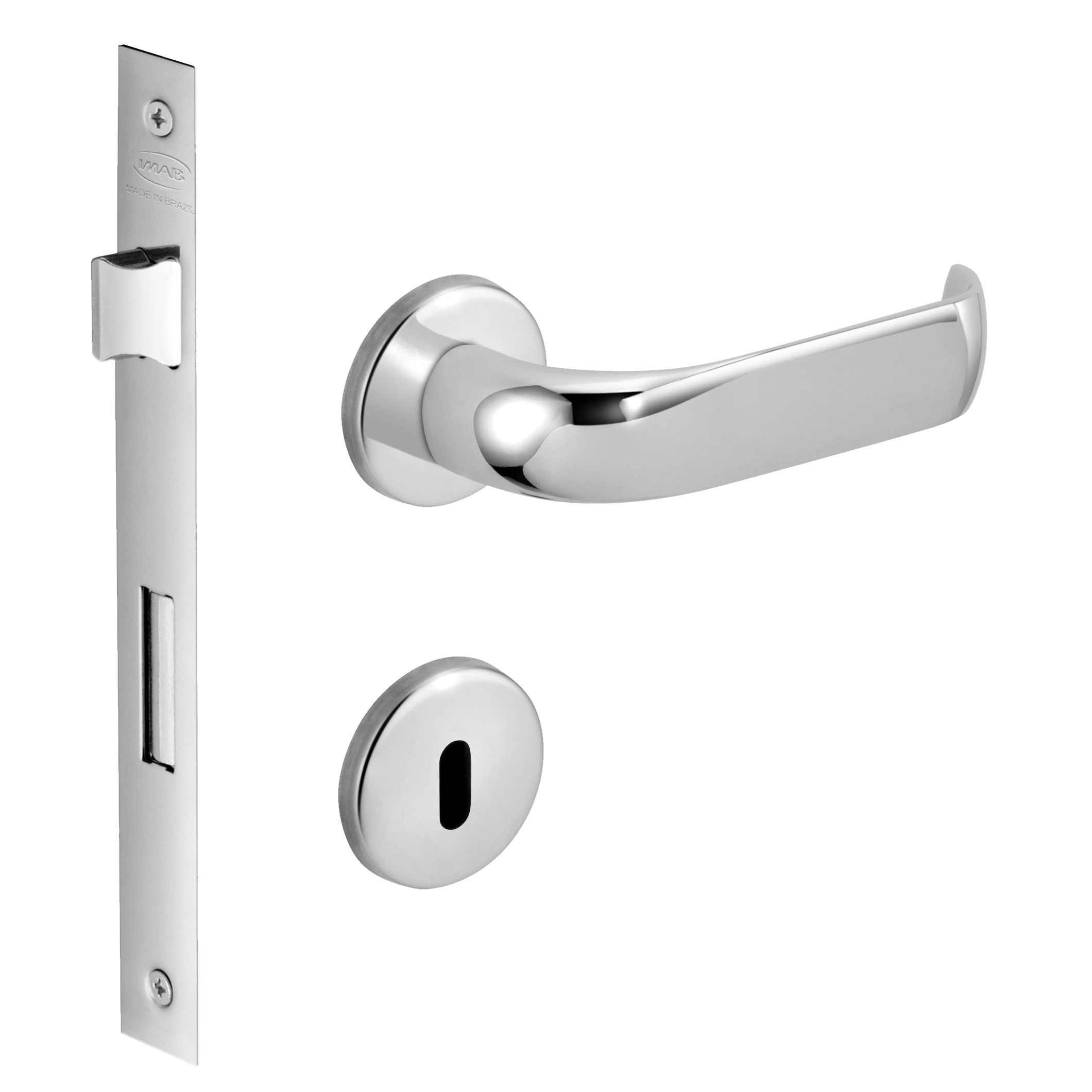 Fechadura Duna 3 Interna 40mm Cromado M09j5z R0069 Iz1300 Imab