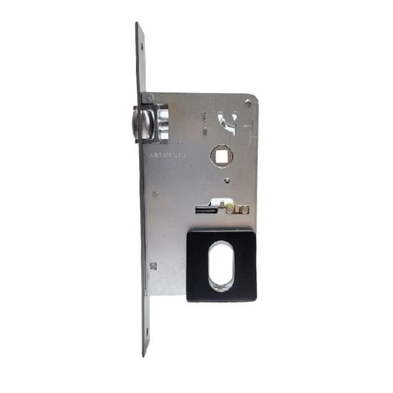 Fechadura Rolete 4700 Imab Sem Cil Miolo Tambor Preta 55mm