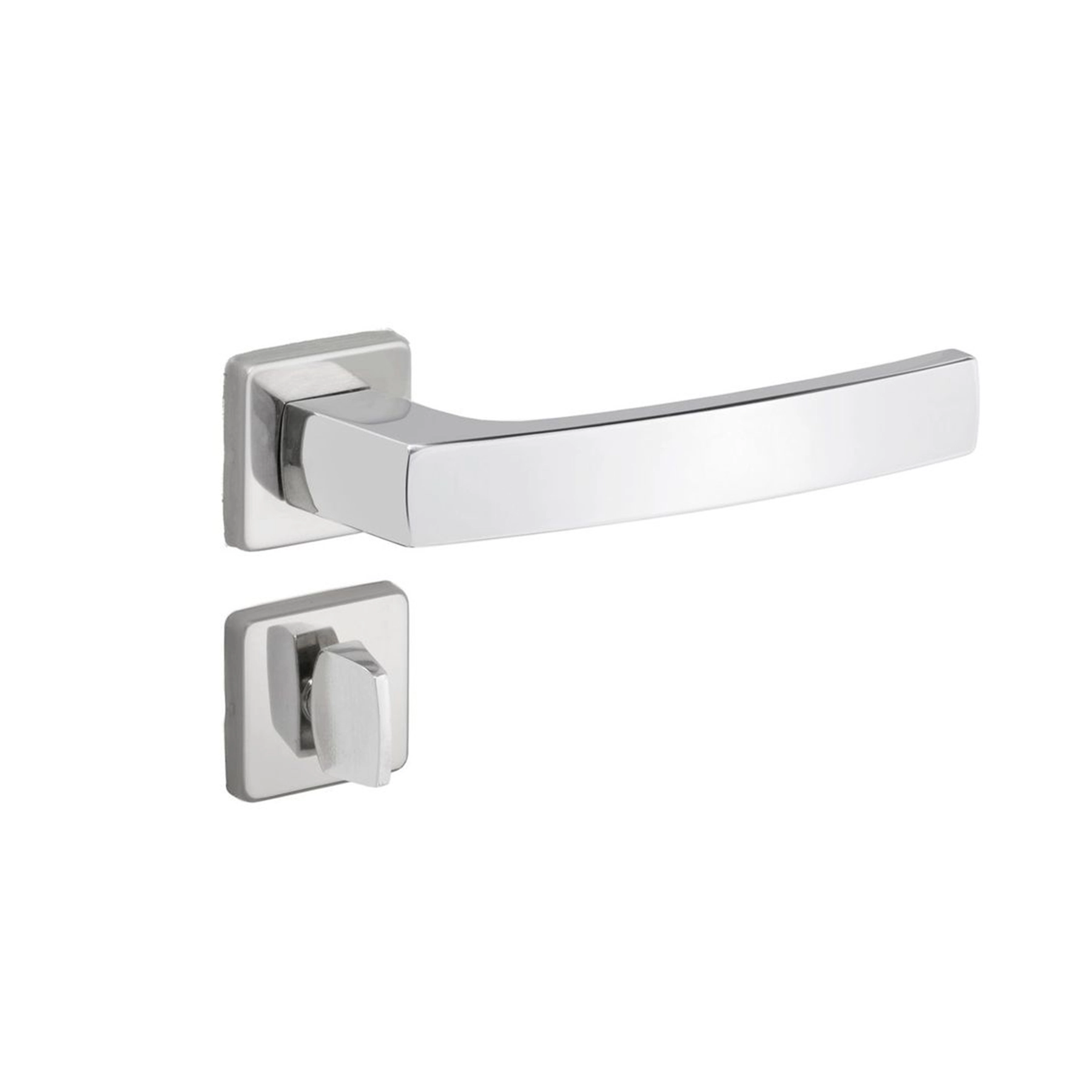 Fechadura para Porta de Banheiro Cromado 40mm Mani Imab