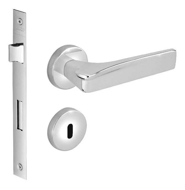 Fechadura Porta Interna Pici Imab Cromada Quarto Sala 55mm