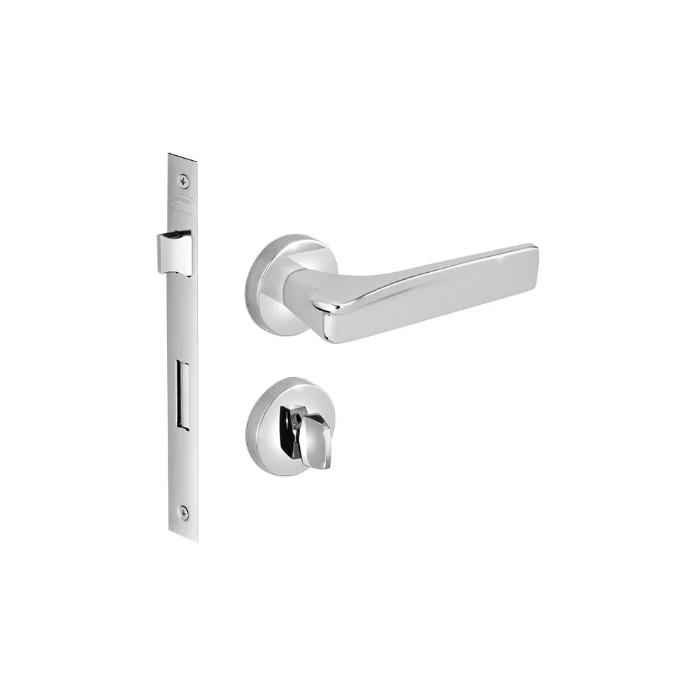 Fechadura Banheiro Imab Pici Roseta Quadrada Cromada 55mm