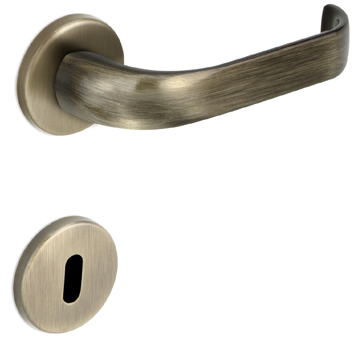 Fechadura Duna Interna 1300-40mm Antique Ouro Velho Imab Cj8769