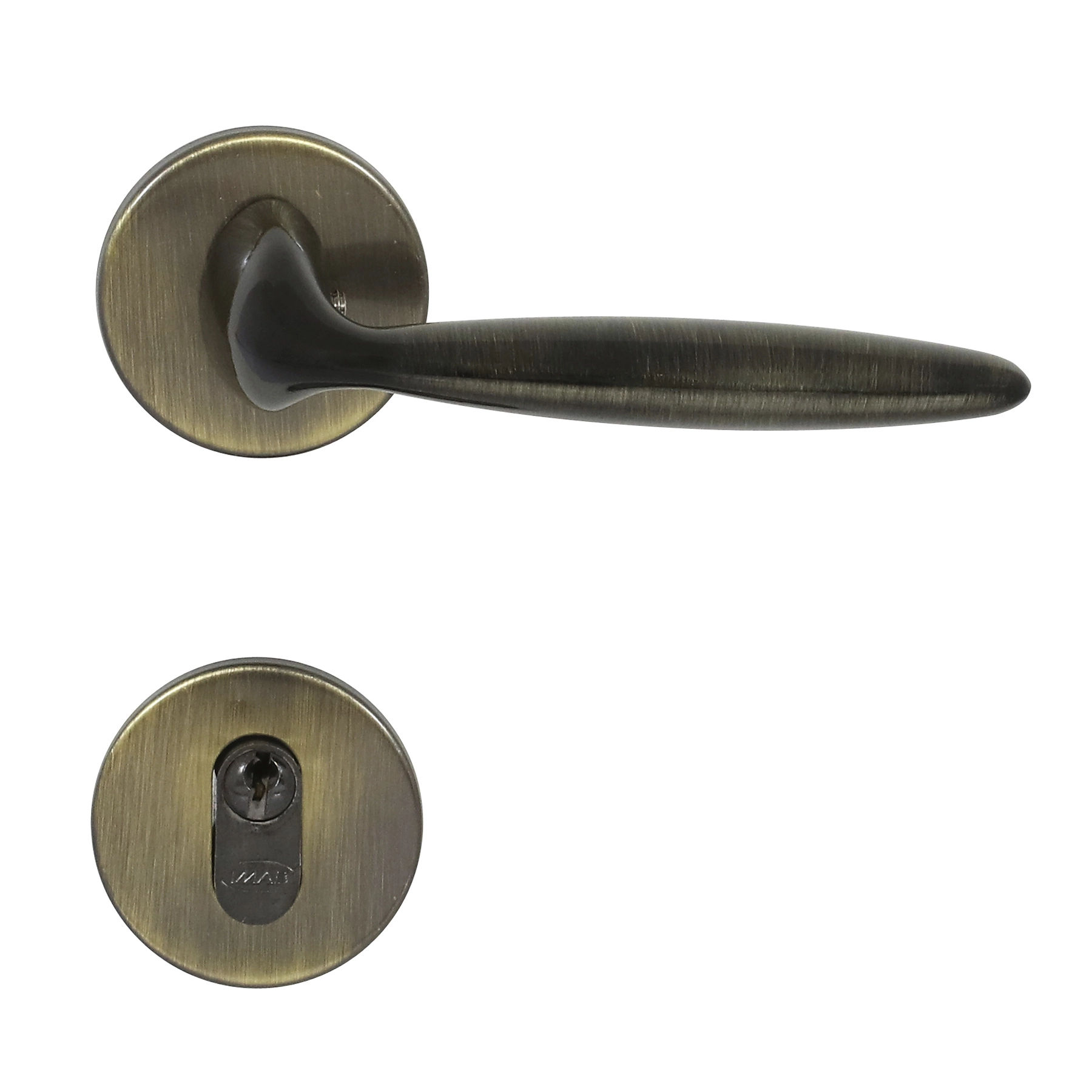Fechadura Imab para Porta de Entrada Antique 55mm Chave Simples Uno