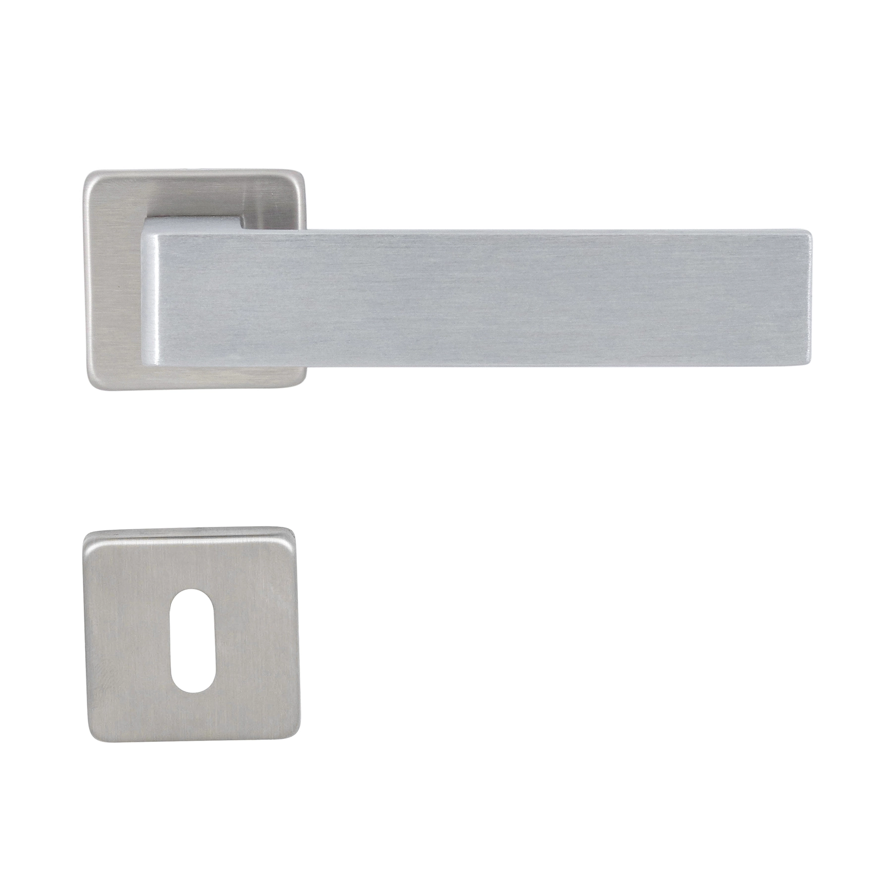 Fechadura Imab para Porta do Quarto Acetinado 40mm Chave Simples