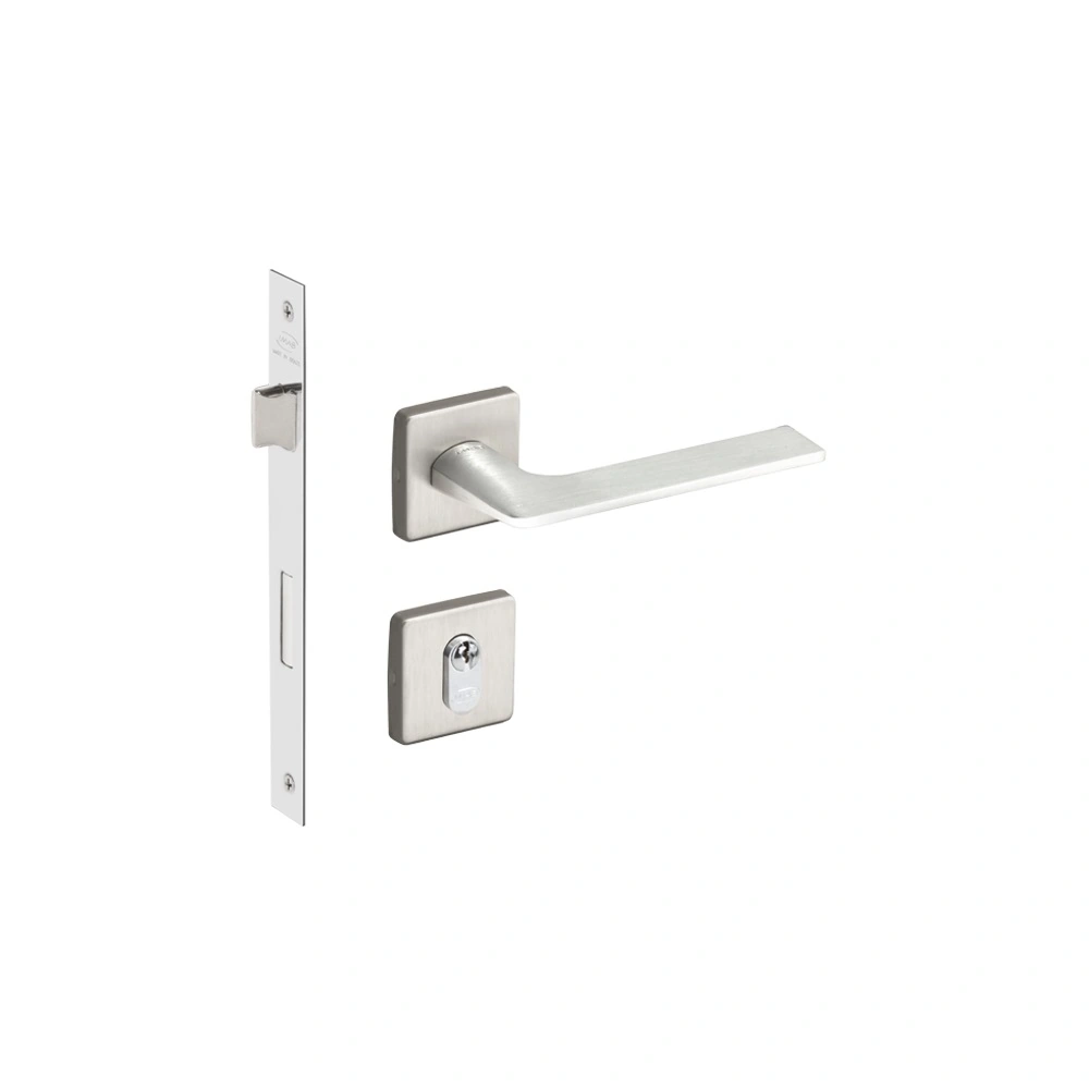 Fechadura Imab Alta Segurança para Porta de Entrada Acetinado 55mm Chave Simples
