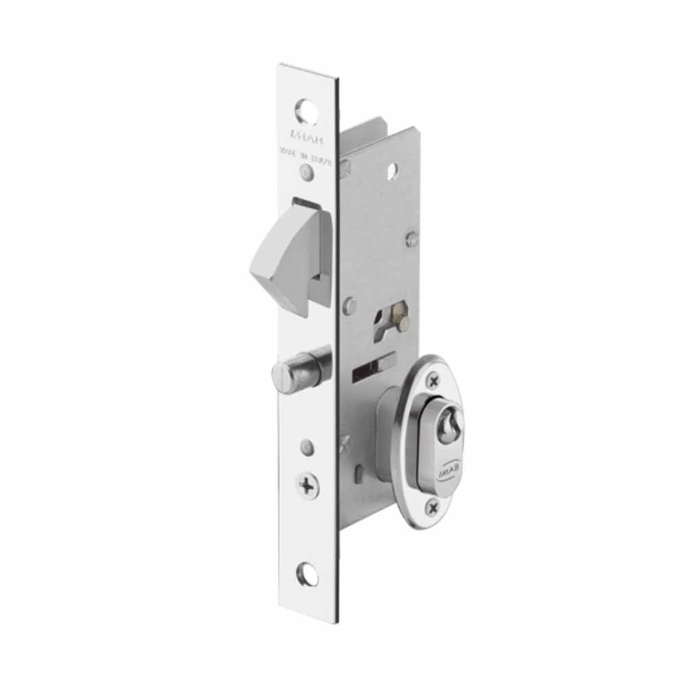 Fechadura Bico De Papagaio Para Porta De Correr Externa 1065 Cromada 29mm Imab