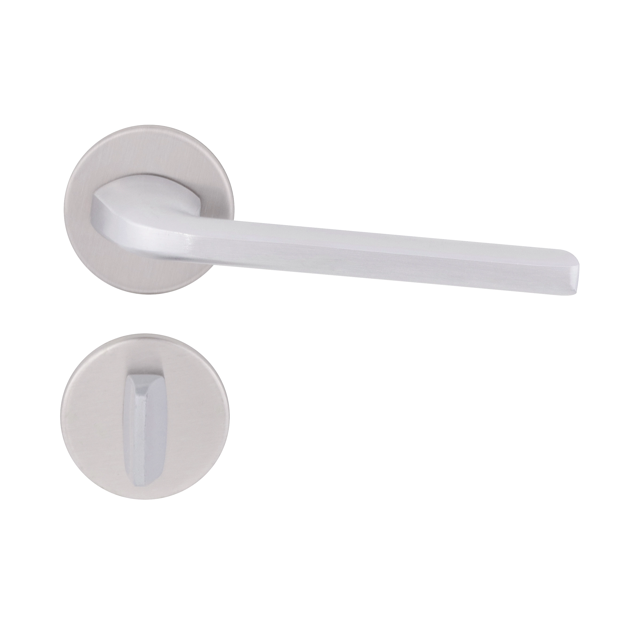 Fechadura Imab para Porta do Banheiro Acetinado 40mm Chave Simples Flux