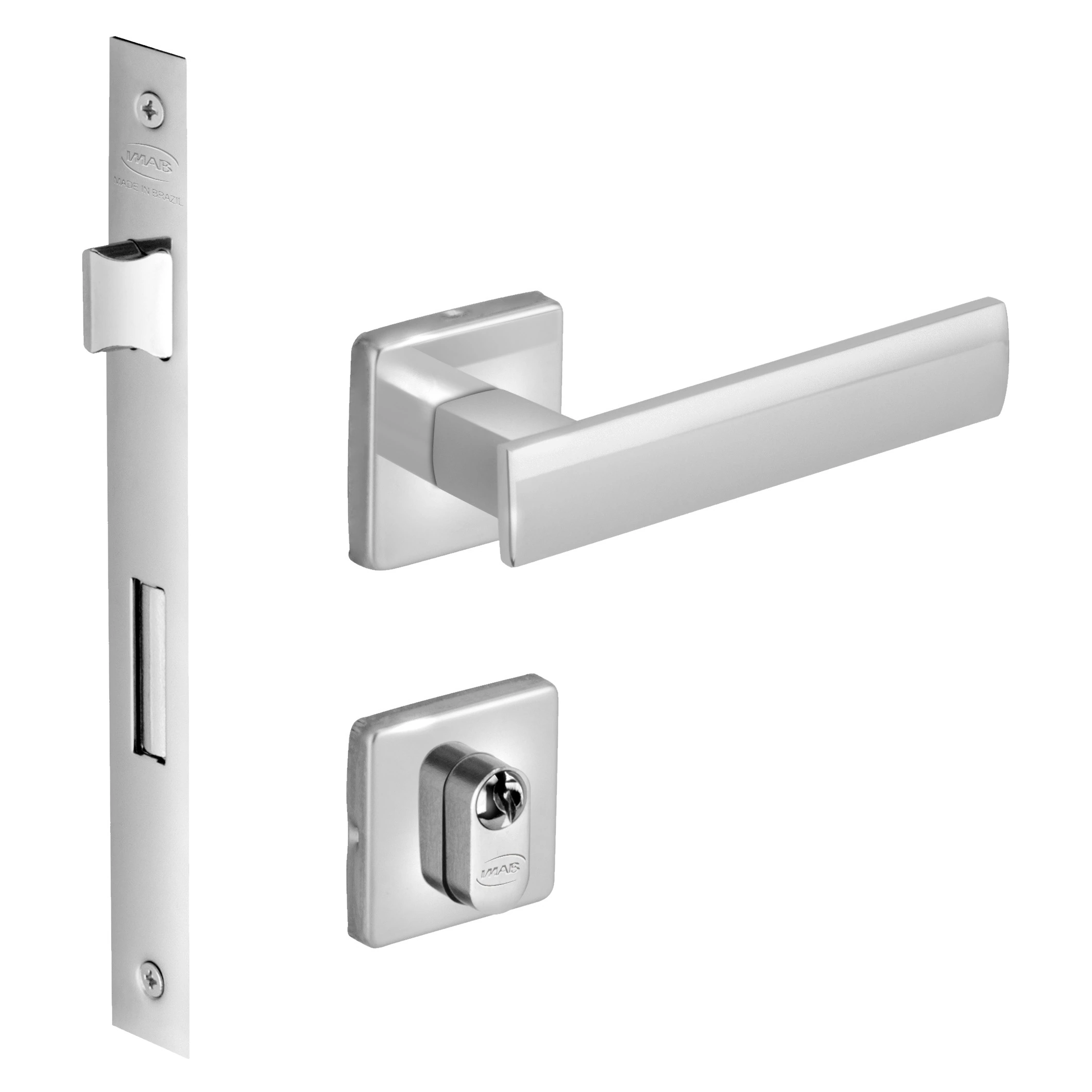 Fechadura Metro Light Externa 40mm Cromado M0960z R0041 Ez1300 Imab