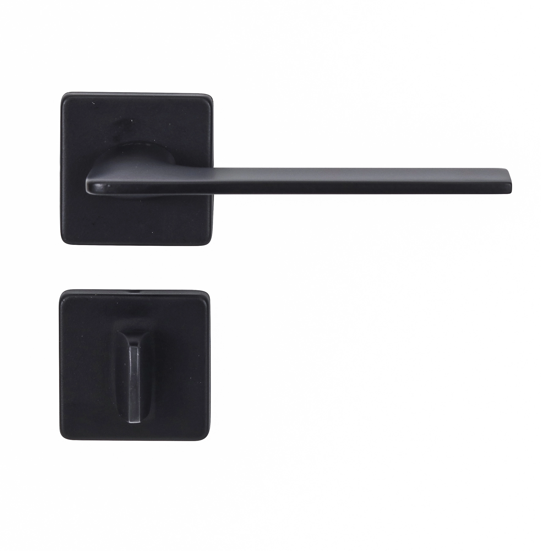 Fechadura Imab para Porta do Banheiro Preto 55mm Chave Simples Malba