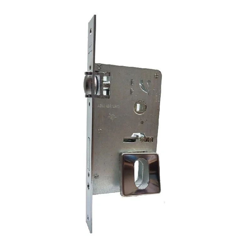 Fechadura Rolete Pivotante Cromada S/ Cilindro Imab 4700 55m