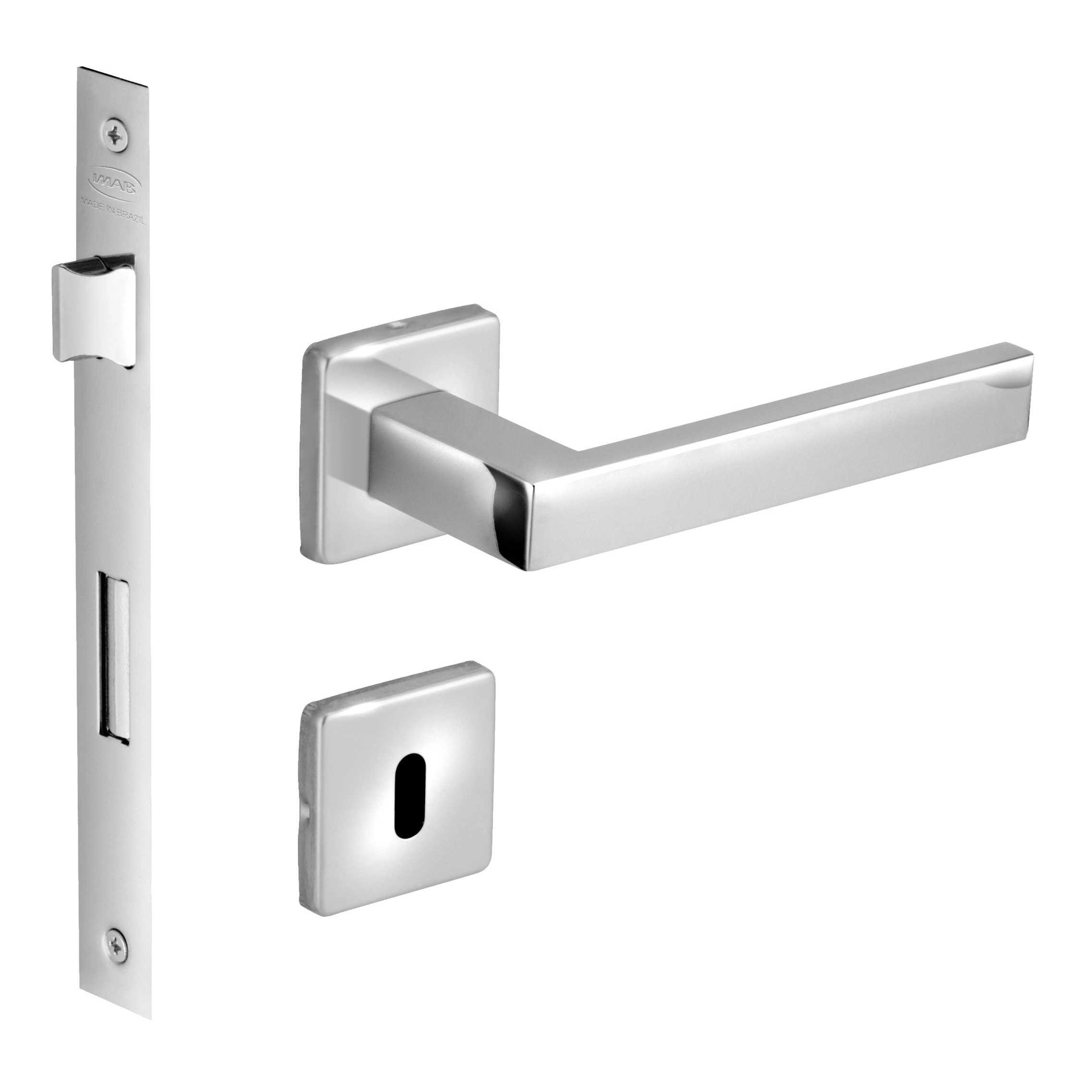 Fechadura Hato 2 Interna 55mm Aço Inox Polido M09c9 R0091 Iz1851 Xp Imab