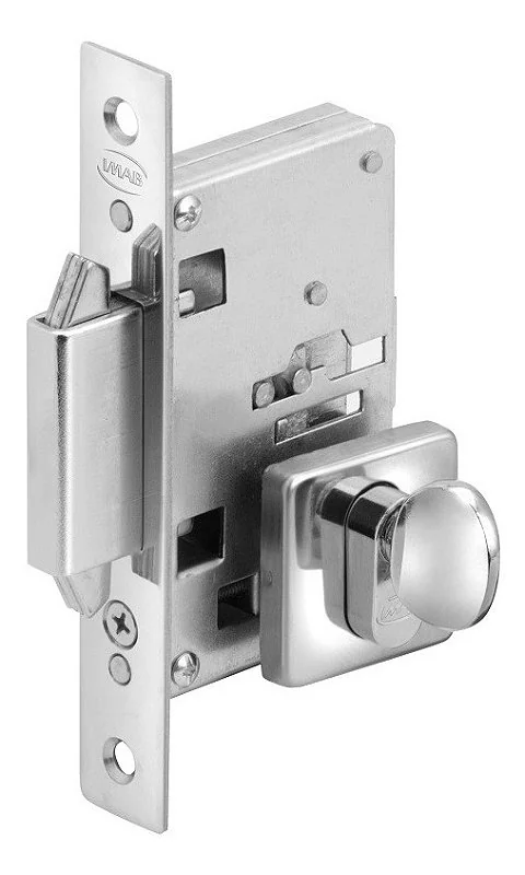 Fechadura Porta De Correr Avião Banheiro Imab 2441 Cromada