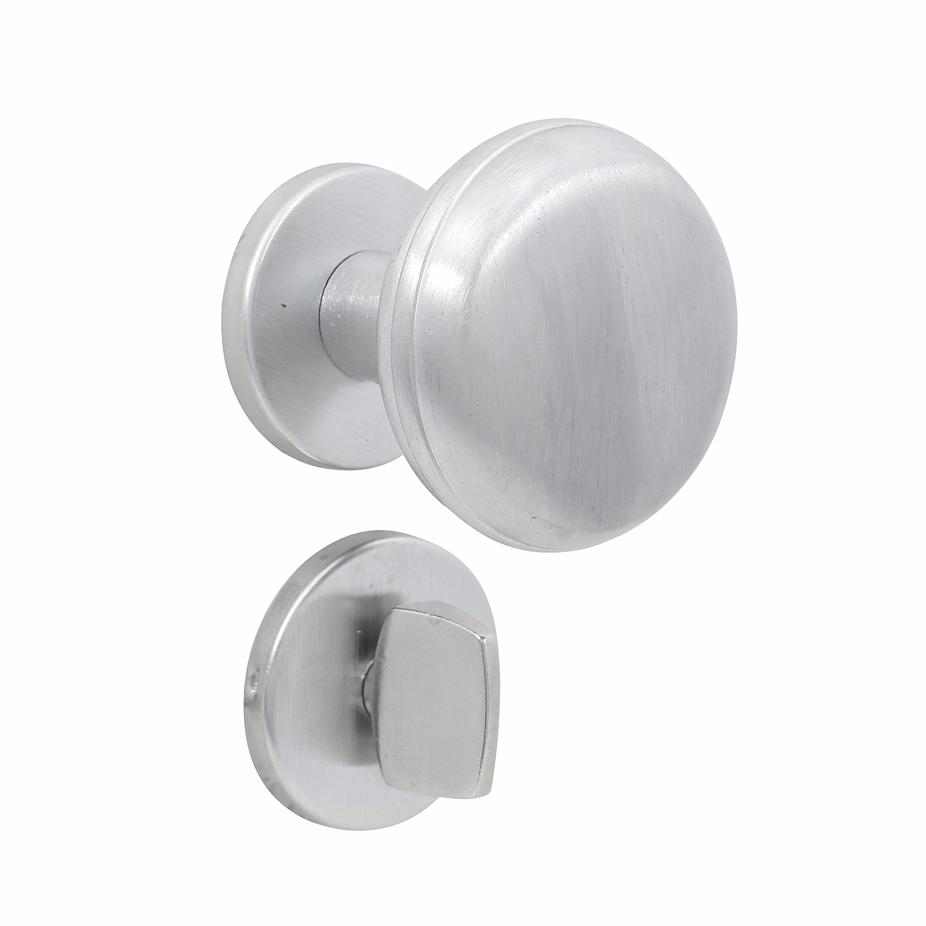 Fechadura para Porta de Banheiro Acetinado 55mm Boucle Imab