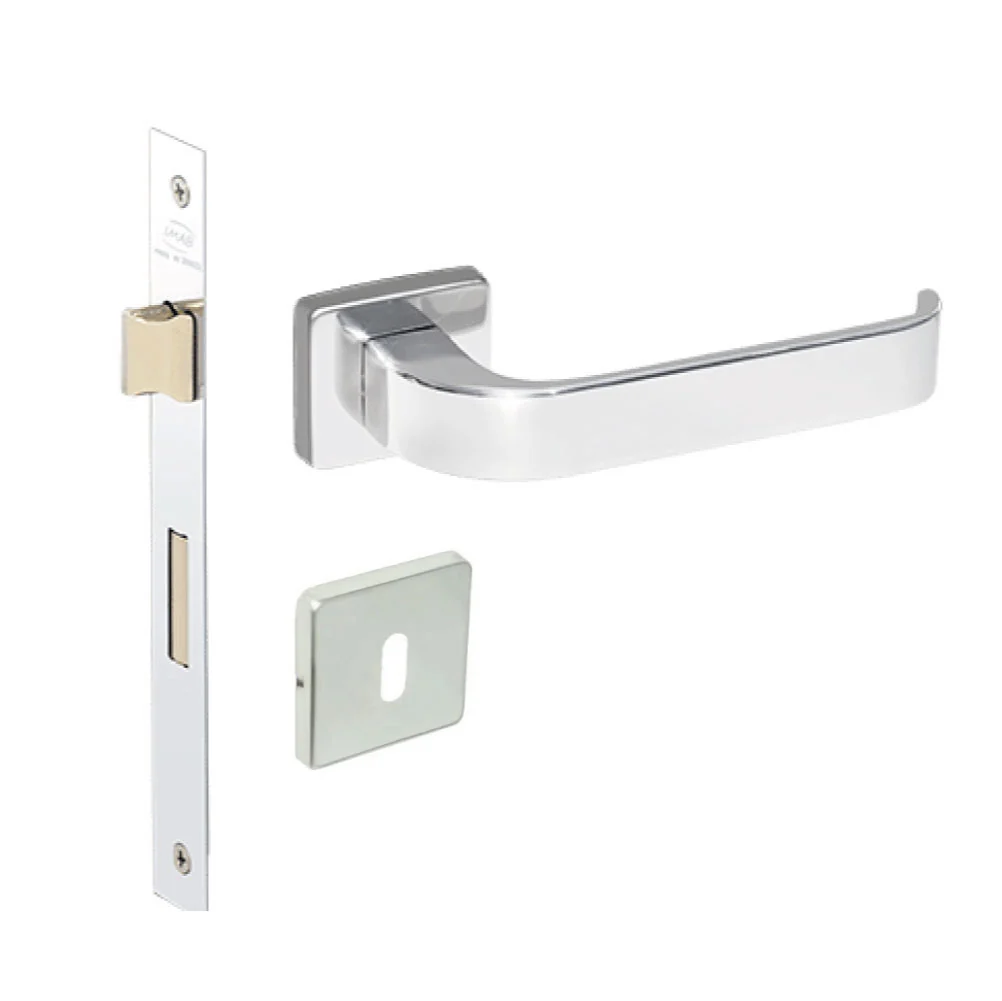 Fechadura Imab Odin Cromada Chave Interna Máquina 40mm