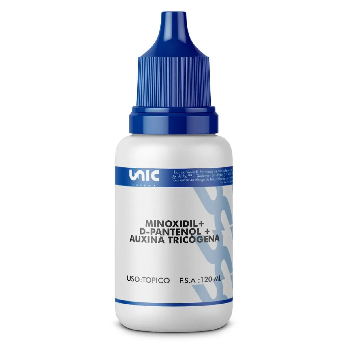 Minoxidil + D-Pantenol + Auxina Tricógena + Queratina 120ml