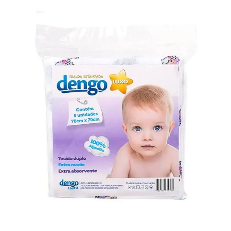 Fralda Minasrey 7008 70x70 5pcs Deng Lux