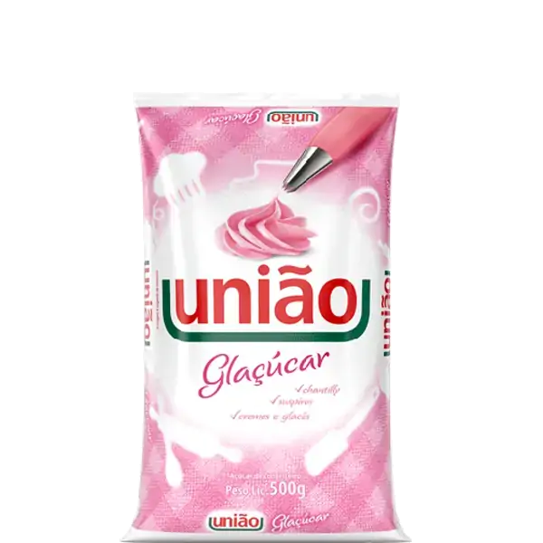 Açúcar Refinado Glaçúcar Pacote União 500g
