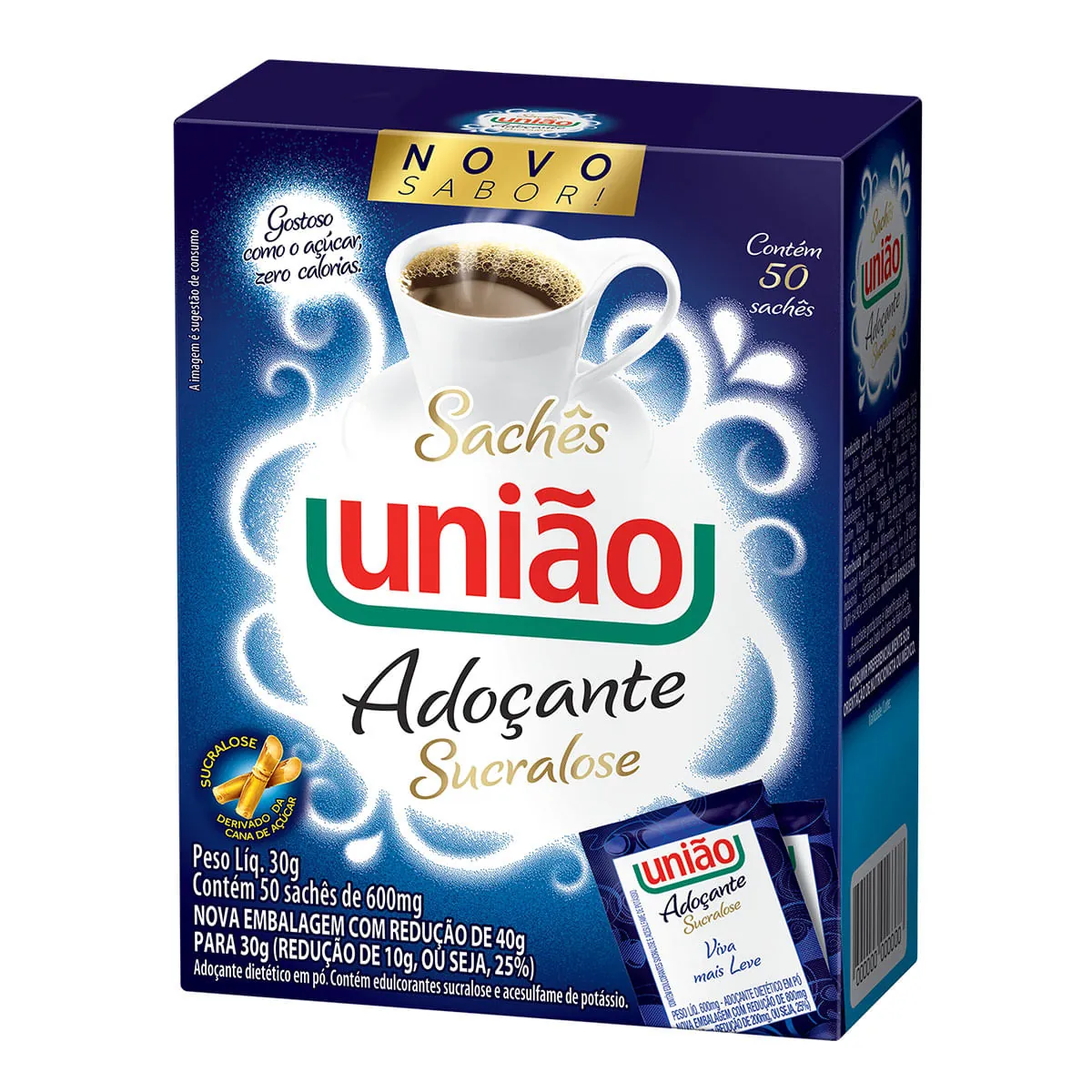Adoçante Em Sache Diet Uniâo 40g
