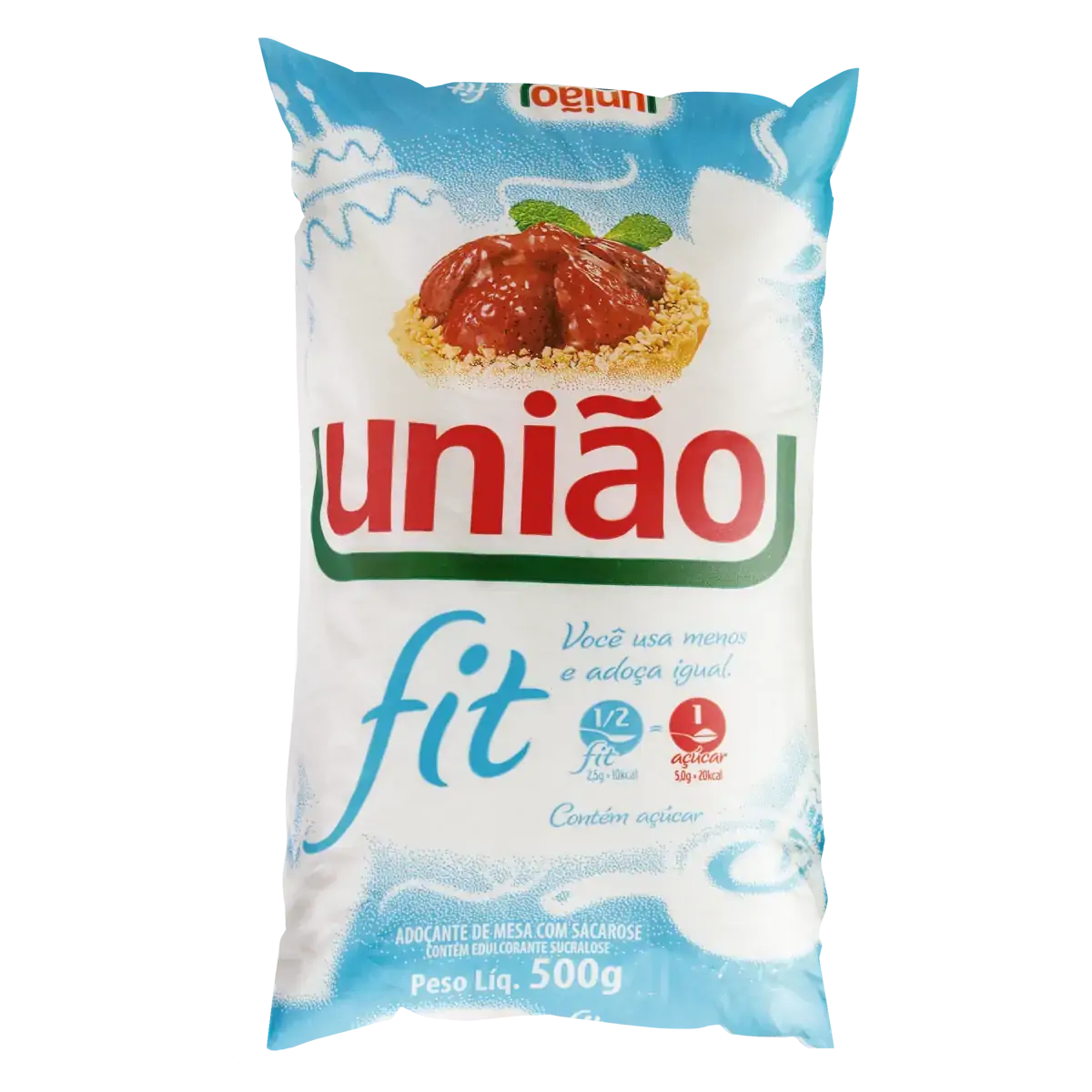Açúcar Refinado Light UNIÃO Fit Pacote 500g