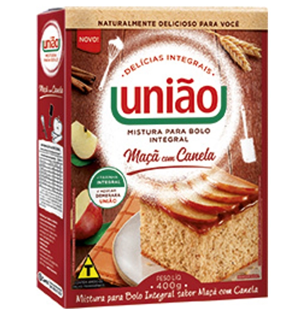 Mist Bolo Uniao 400g Integral Maca C/ Canela