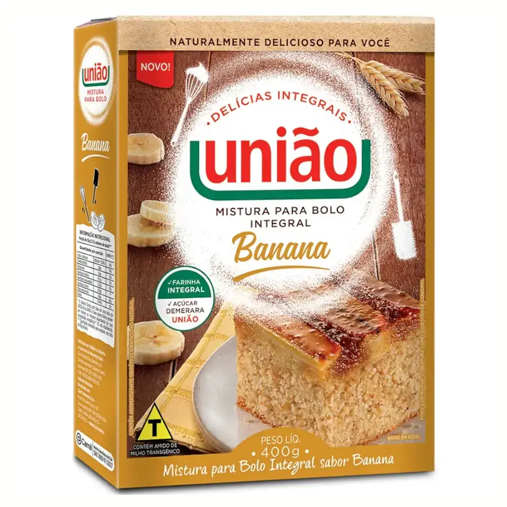 Mist P/ Bolo Uniao Banana Int 400g