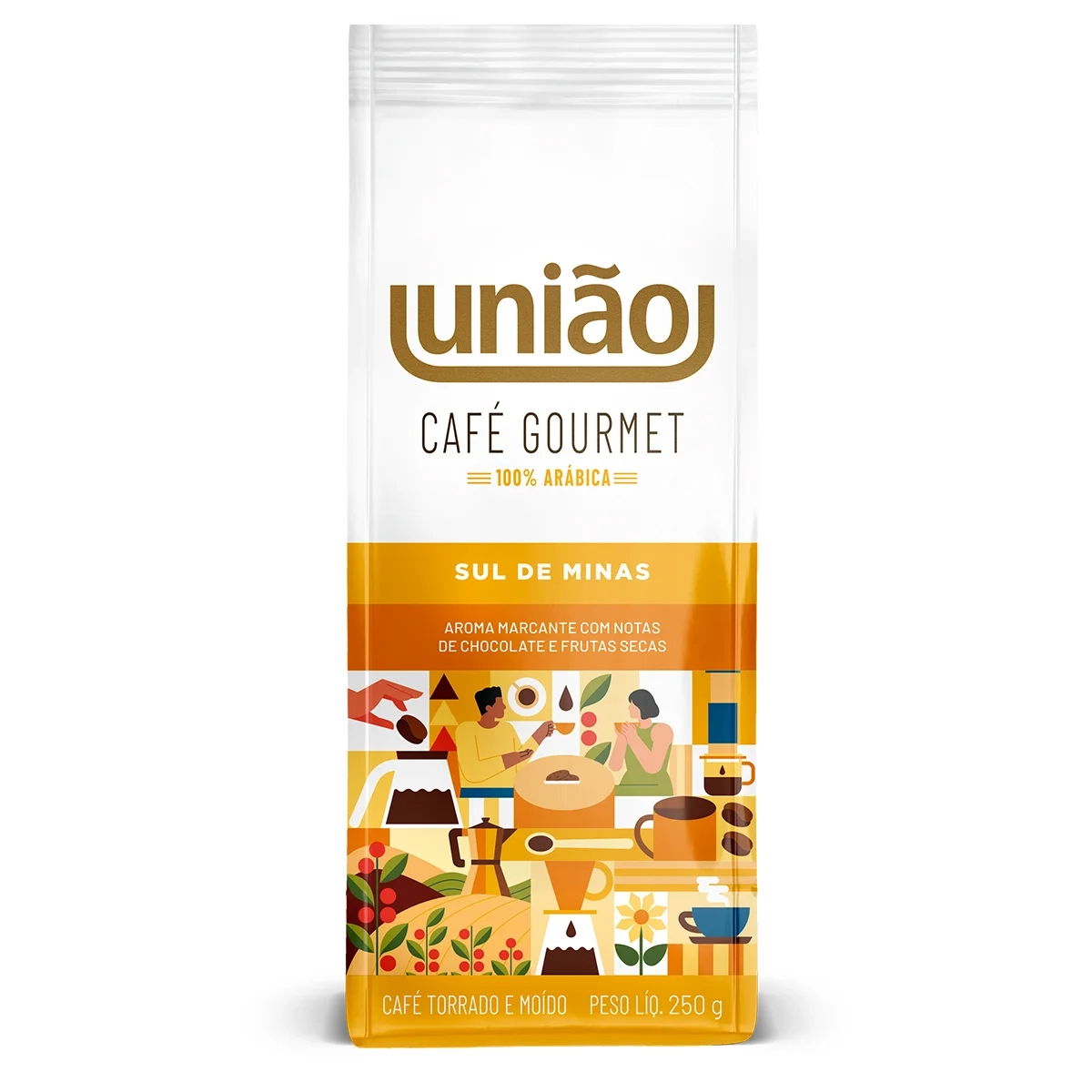 Café União Gourmet Sul De Minas 24x250g