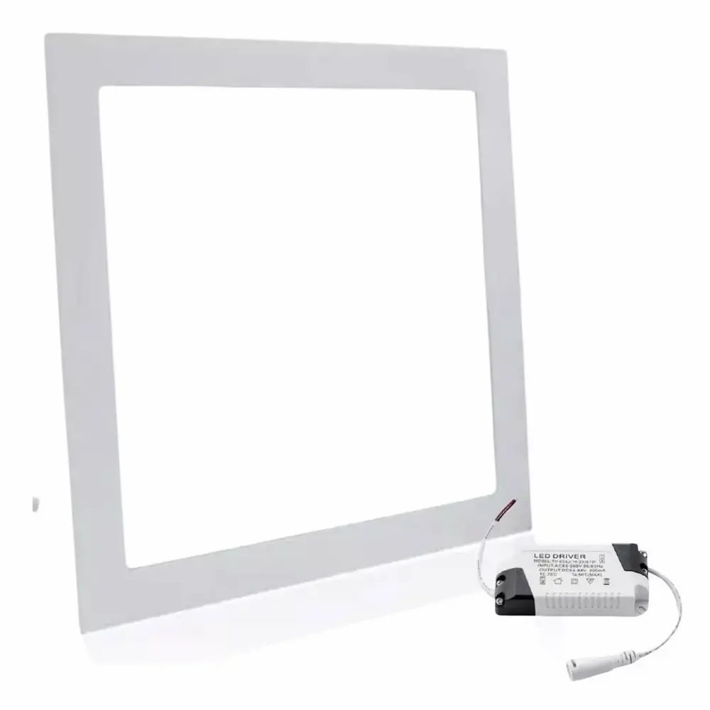 Painel De Led Plafon Sobrepor 25w Quadrado Branco Frio 6500k