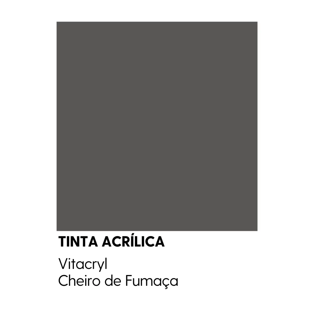 Tinta Emborrachada Acetinada Cinzas - Cheiro De Fumaça - 3 6 Lts